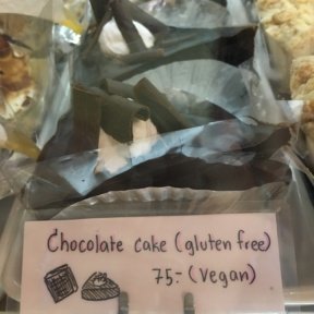 Gluten-free chocolate cake from Blue Diamond Breakfast Club
